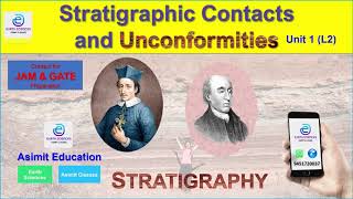 Stratigraphic Contacts and Unconformities Stratigraphy U1 L2 [upl. by Iralam879]