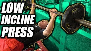 Exercise Index  Low Incline Press [upl. by Ellatnahc]