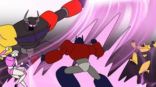 Team Autobot take on the mighty Menasor Transformers Combiner Wars Animated Episode 14 [upl. by Nosnej]