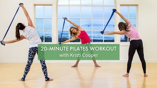 20Minute Pilates Workout with Kristi Cooper  Pilates Anytime [upl. by Nnagem]