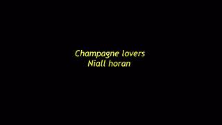 Champagne lovers Niall horan Karaoke with lyrics [upl. by Dori]