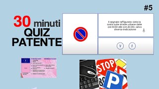 Quiz della Patente Sfida di 30 Minuti 5 [upl. by Attiuqram]