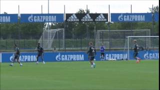 FC Schalke 04 Training 25 August 2015 [upl. by Assed]