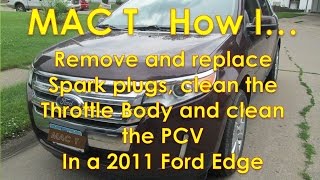 2011 Ford Edge Spark Plug removal and installation Part 2 [upl. by Kirit]