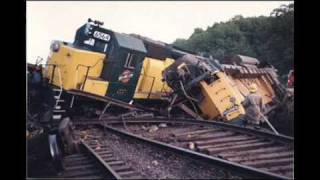 Railroad Wrecks From 1900s2009 In The Good Old USA [upl. by Ttekcirc]