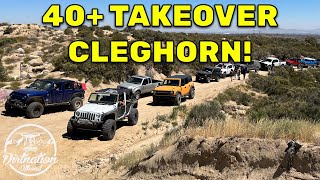 40 Rigs Takeover Cleghorn Toyotas Jeeps Land Rovers and Fords at Cleghorn Trail [upl. by Sheffie]