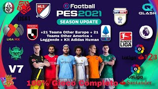 PES 2021  Option FilePatch V7  MLS  League MX  J1 League  Liga 1  Bundesliga  Leggende [upl. by Niarb]