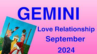 ♊️ Gemini September 2024 ❤️ Big decision new chapter ❤️ Love Relationship Tarot Reading [upl. by Ynneh]