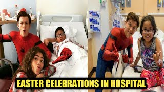 Tom Holland and Zendaya Bring Easter Joy To Children in Hospital As They Celebrate The Day With Them [upl. by Hurley315]