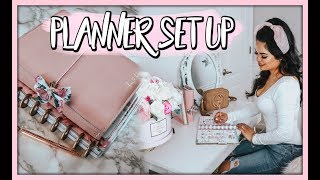 GOALS FOR 2019 MY PLANNER SET UP [upl. by Jo Ann]