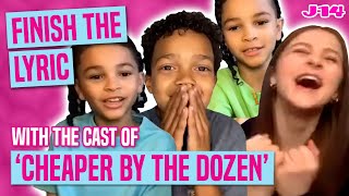 Cheaper By The Dozen Cast Sing Songs from Frozen Lion King Hamilton amp More  Finish The Lyric [upl. by Roselia284]