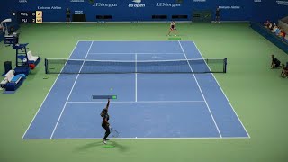 TopSpin 2K25 Pliskova vs Serena Williams legend difficult [upl. by Trembly]