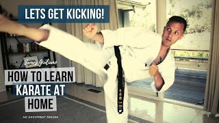 How To Learn Karate At Home  Lets get Kicking [upl. by Shabbir523]