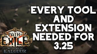 Tools and Extensions Youll Need For League Start Path of Exile 325 Settlers of Kalguur [upl. by Nahtan977]