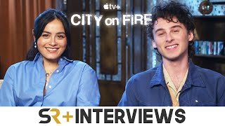 Wyatt Oleff amp Chase Sui Wonders Interview City On Fire [upl. by Norrahs15]