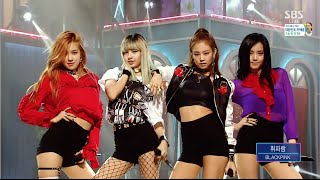 BLACKPINK  휘파람’WHISTLE 0814 SBS Inkigayo [upl. by Aerona]