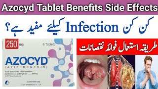 Azocyd Tablet Uses In Urdu  Azithromycin 250mg Tablet Benefits [upl. by Adkins]