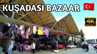 KUŞADASI AYDIN TÜRKİYE BAZAAR  CLOTHES BAZAAR  27 March 2024  4k UHD 60fps [upl. by Arlan502]