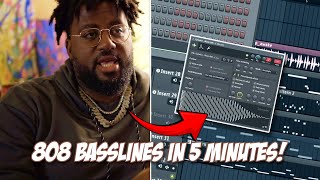 808 BASSLINE TUTORIAL  Best Method For Perfect 808 Bass Patterns and Placements in FL Studio [upl. by Otanod819]