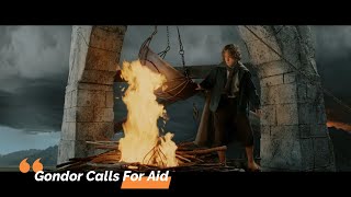 Gondor Calls For Aid  LOTR  The Return of the King 1080p [upl. by Ehtyaf963]