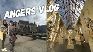 Day trip to Angers  Travel Vlog [upl. by Nnylyrehc]