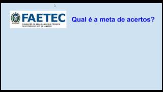 Faetec  Dicas de como Estudar para o Processo Seletivo  Modalidade Integrada [upl. by Yared]