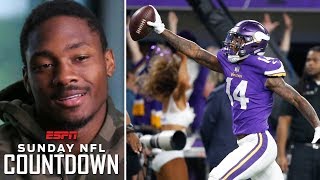 Stefon Diggs looks back at Vikings Minneapolis Miracle vs Saints  NFL Countdown [upl. by Annahoj]