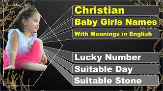 Christian Baby Girls Names with Meaning Biblical Baby Girls Names  Names for Baby Girls Christian [upl. by Dier]