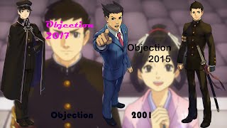 The Great ace attorney  Phoenix Objection in Ryunosukes and Ryutaros Susato Objection themes [upl. by Anirrak]