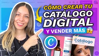 Como HACER UN CATALOGO DIGITAL EN CANVA 2024 [upl. by Nnov495]