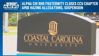 Alpha Chi Rho fraternity closes CCU chapter amid hazing allegations suspension [upl. by Michaela]