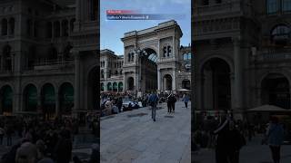 Milan Italy Galleria Vittorio Emanuele II [upl. by Arakihc]