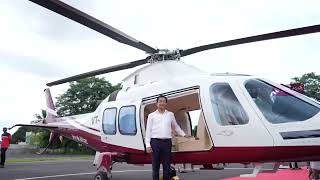 Joyalukkas group acquires the luxurious Leonardo AW 109 GrandNew Helicopter [upl. by Hassadah]