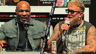 Mike Tyson vs Jake Paul • Final Press Conference amp Face Off Video highlights [upl. by Thorma943]