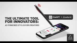 AIVocal First stylus to record transcribe amp create with AI Upgrade any touchscreen [upl. by Eiramlirpa960]