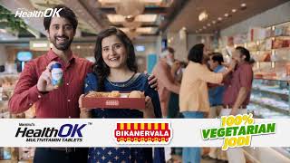 The 100VegetarianJodi of HealthOK multivitamins and Bikanervala  Mankind Pharma [upl. by Breena]