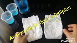 Comparando pañales Dodot y Deliplus [upl. by Tray]