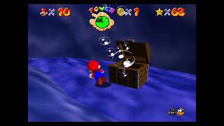 Super Mario 64 Part 59  Course 9 Chests in the Current [upl. by Craw917]