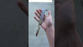 This is an old Manilastyle Balisong shorts edc balisong edcknife knife blade [upl. by Atselec]