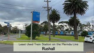 Rushall  Least Used Station on the Mernda Line [upl. by Hewe]