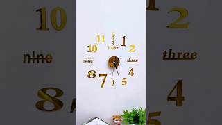 💥💥Very Useful 3d Wall Clock shorts TechzWar [upl. by Leede765]