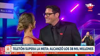 Teletón supera la meta Alcanzó los 38 mil millones [upl. by Amanda450]