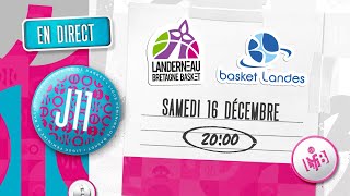 LFB 20232024  Landerneau  Basket Landes  J11 [upl. by Assenev858]