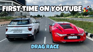 DC AVANTI VS CRETA TURBO DRAG RACE 🚀 [upl. by Jovita]