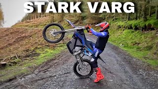 Can The Worlds Most Powerful Electric Dirt Bike Ride Enduro  Stark Varg First Ride [upl. by Elana]