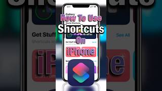 How To use Shortcuts On Your iPhone shorts [upl. by Anstus]