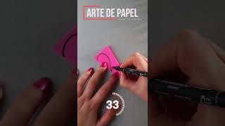 Cómo hacer fácil la decoración de corazones de papel [upl. by Case297]