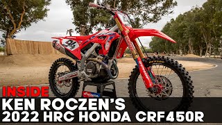 Inside Ken Roczen’s 2022 HRC Honda CRF450R [upl. by Cl]