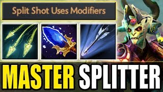 Super Hard Game Splitter Medusa  Split Shot  Marksmanship with Aghs Upgrade Dota 2 Ability Draft [upl. by Eillil]