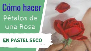 Cómo hacer Pétalos de una Rosa en Pastel Tiza  Natalia Suárez [upl. by Aisitel]